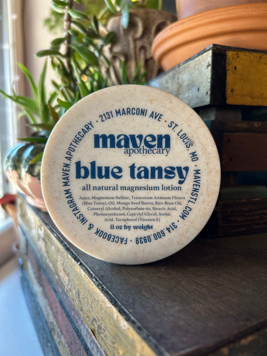 Magnesium Lotion Blue Tansy 8oz