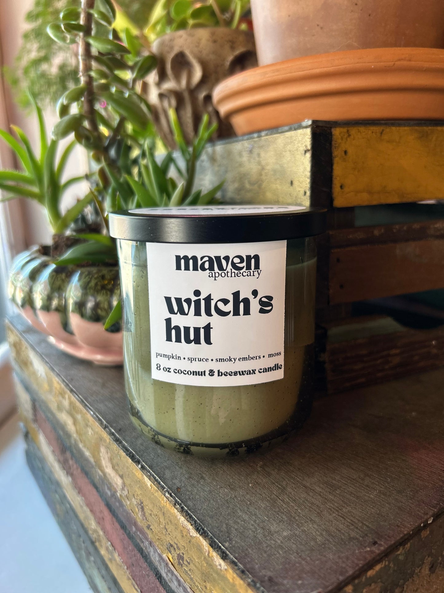 Witch's Hut Beeswax & Coconut Wax Candle 8oz