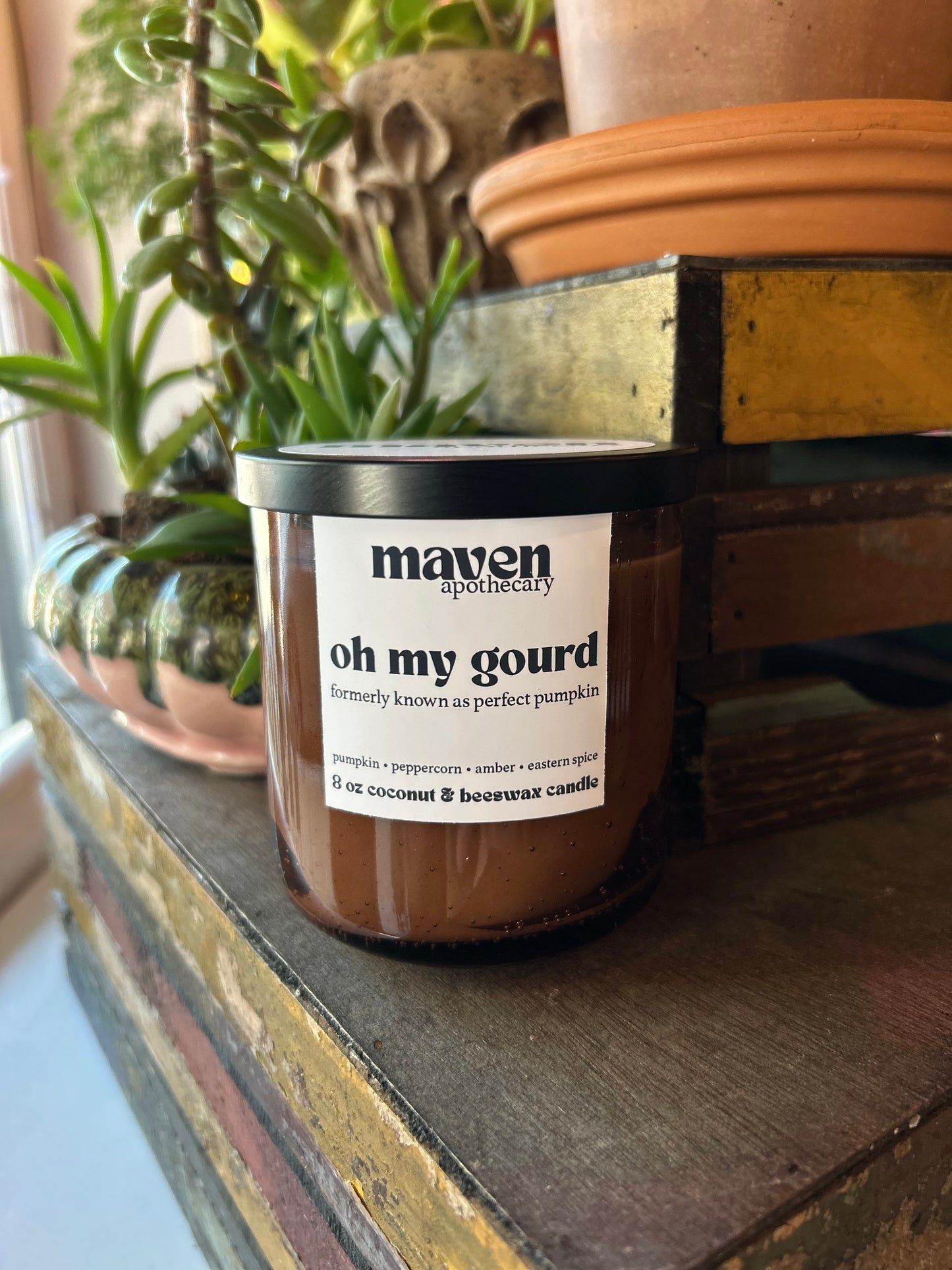 Oh My Gourd Beeswax & Coconut Wax Candle 8oz