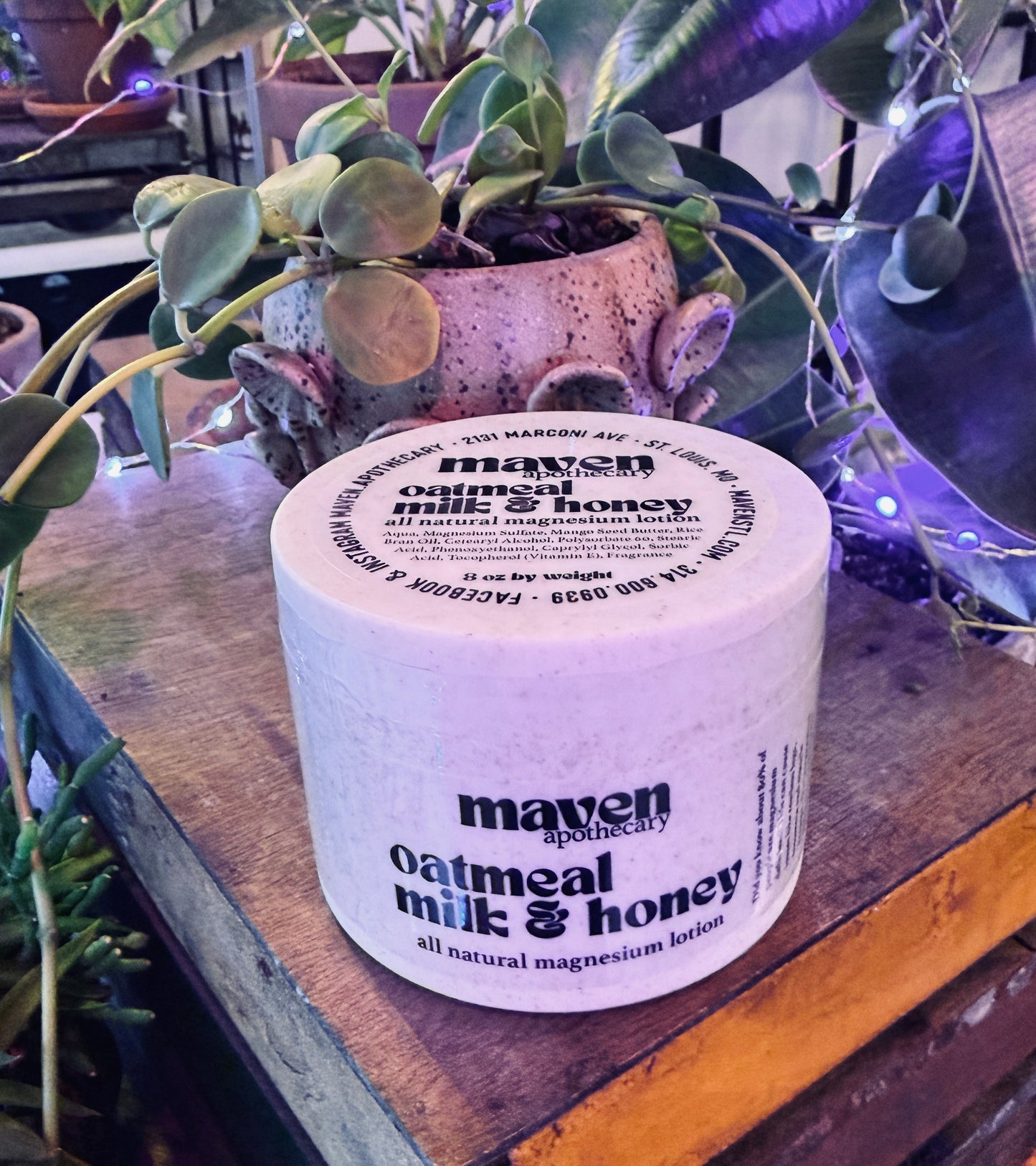 Magnesium Lotion Oatmeal, Milk & Honey 8 oz