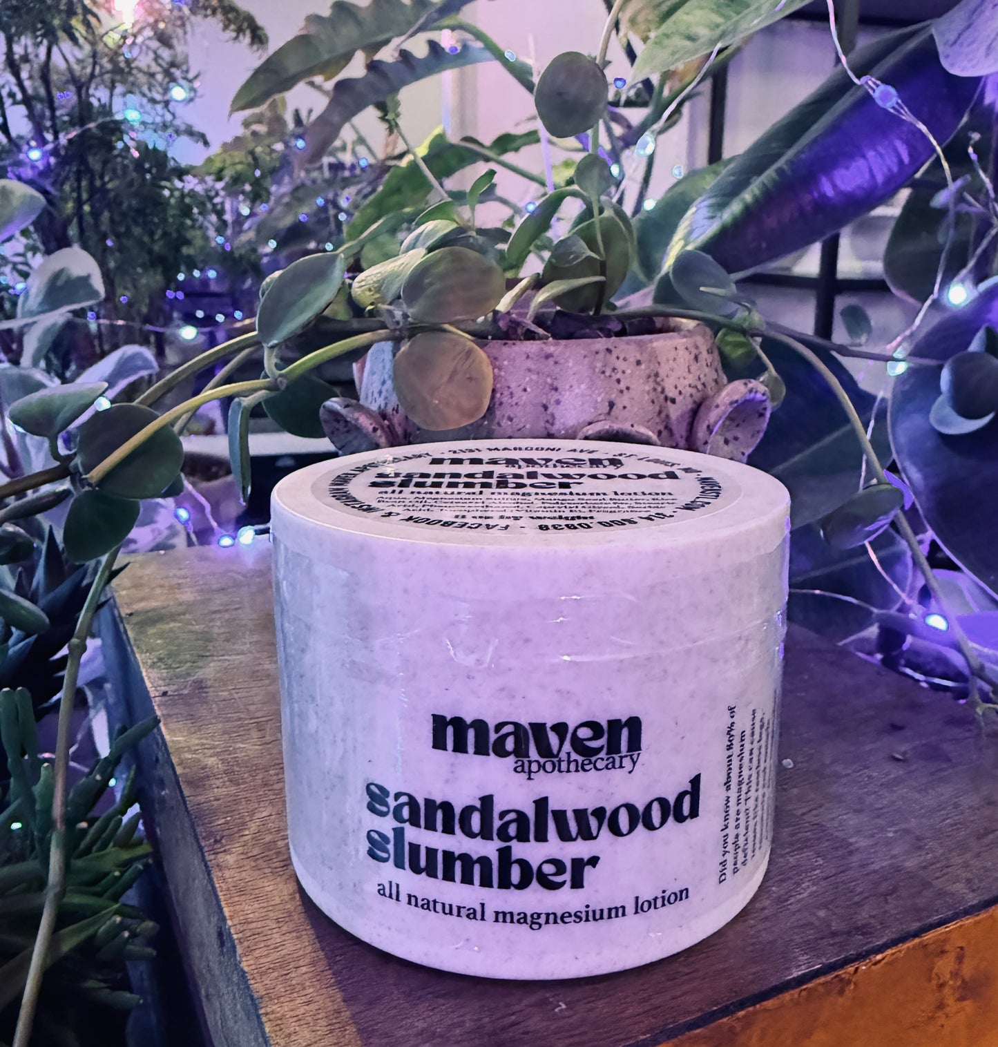 Magnesium Lotion Sandalwood Slumber 8 oz