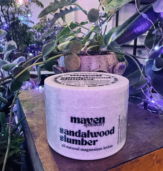 Magnesium Lotion Sandalwood Slumber 8 oz