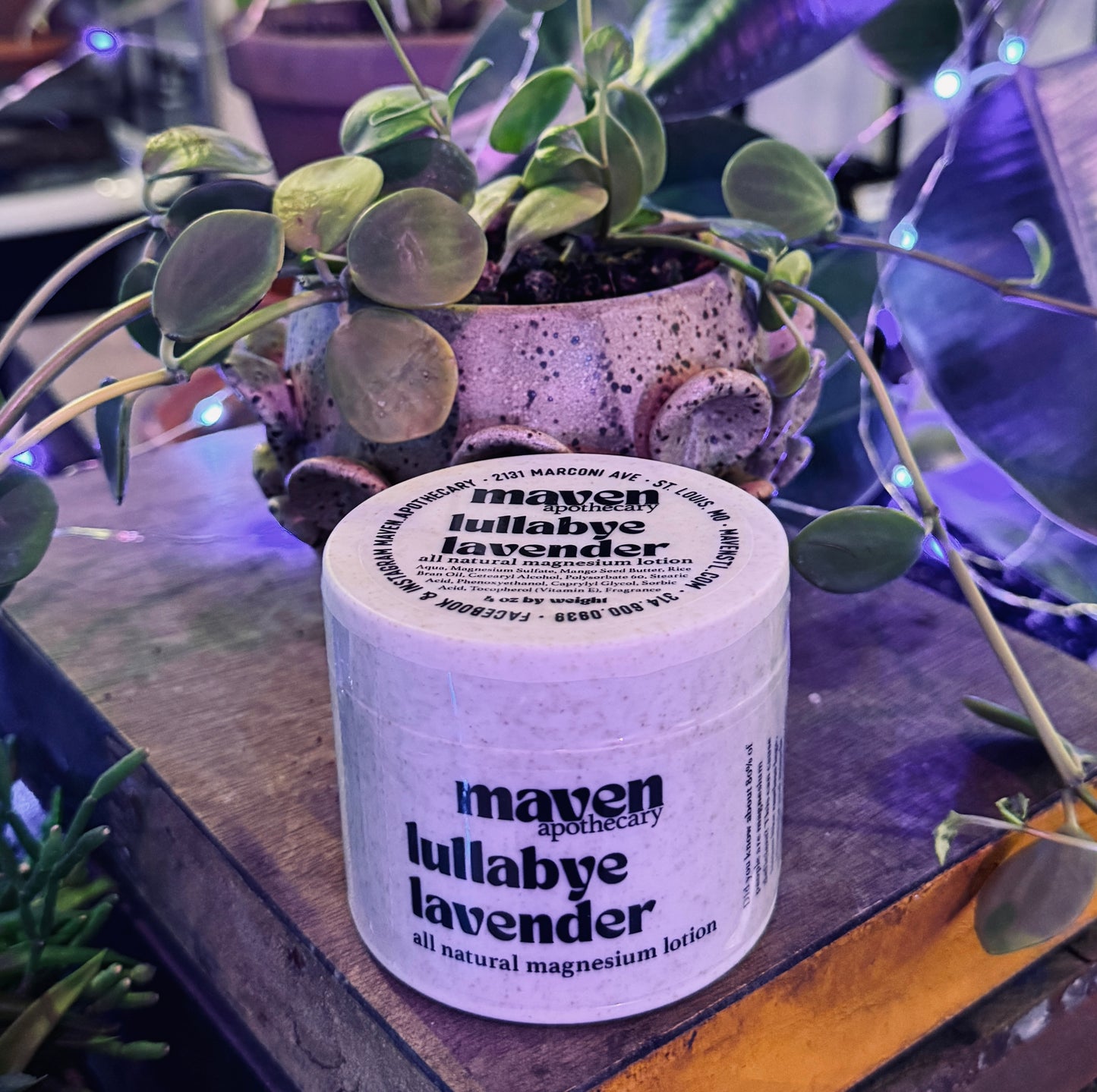 Magnesium Lotion Lullabye Lavender 4 oz