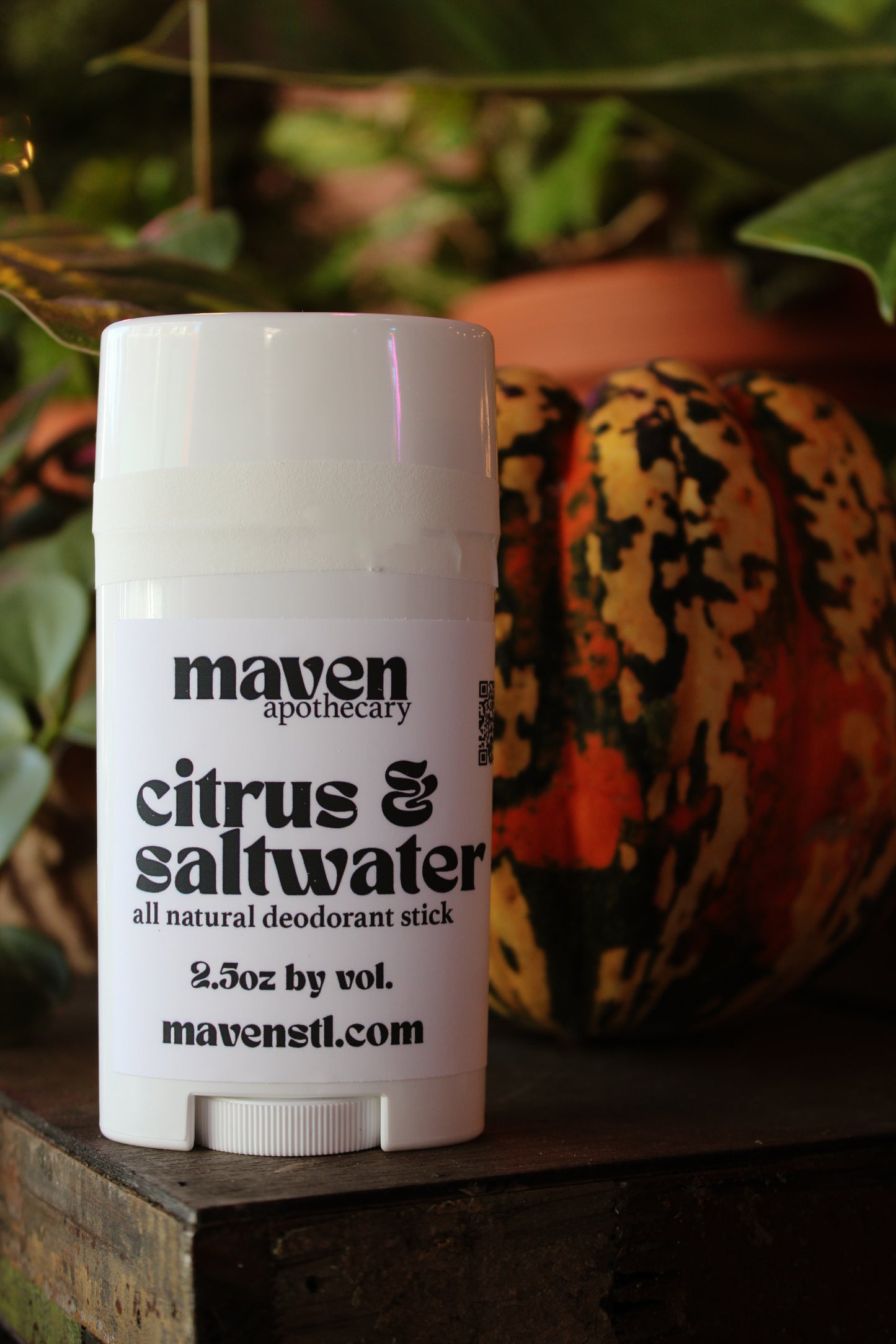 All Natural Deodorant Citrus & Saltwater 2.5oz Stick