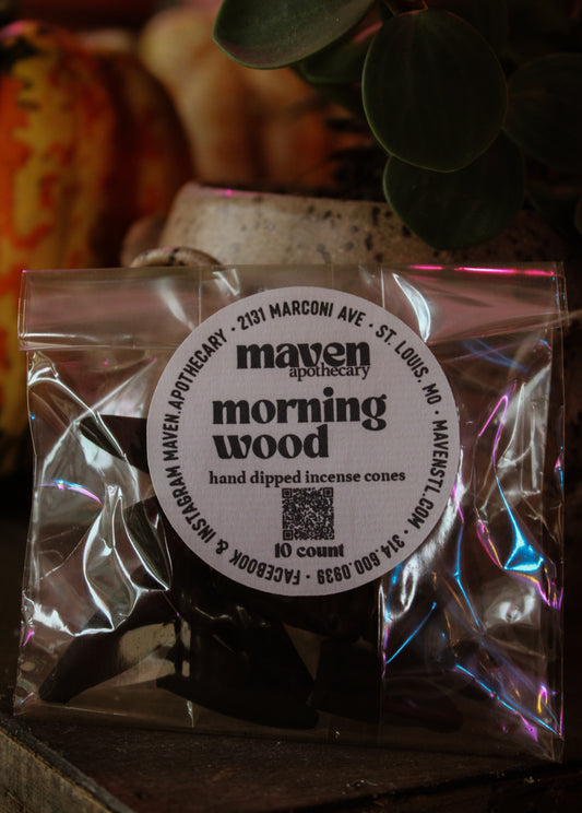 Incense Cones Morning Wood 10 Count