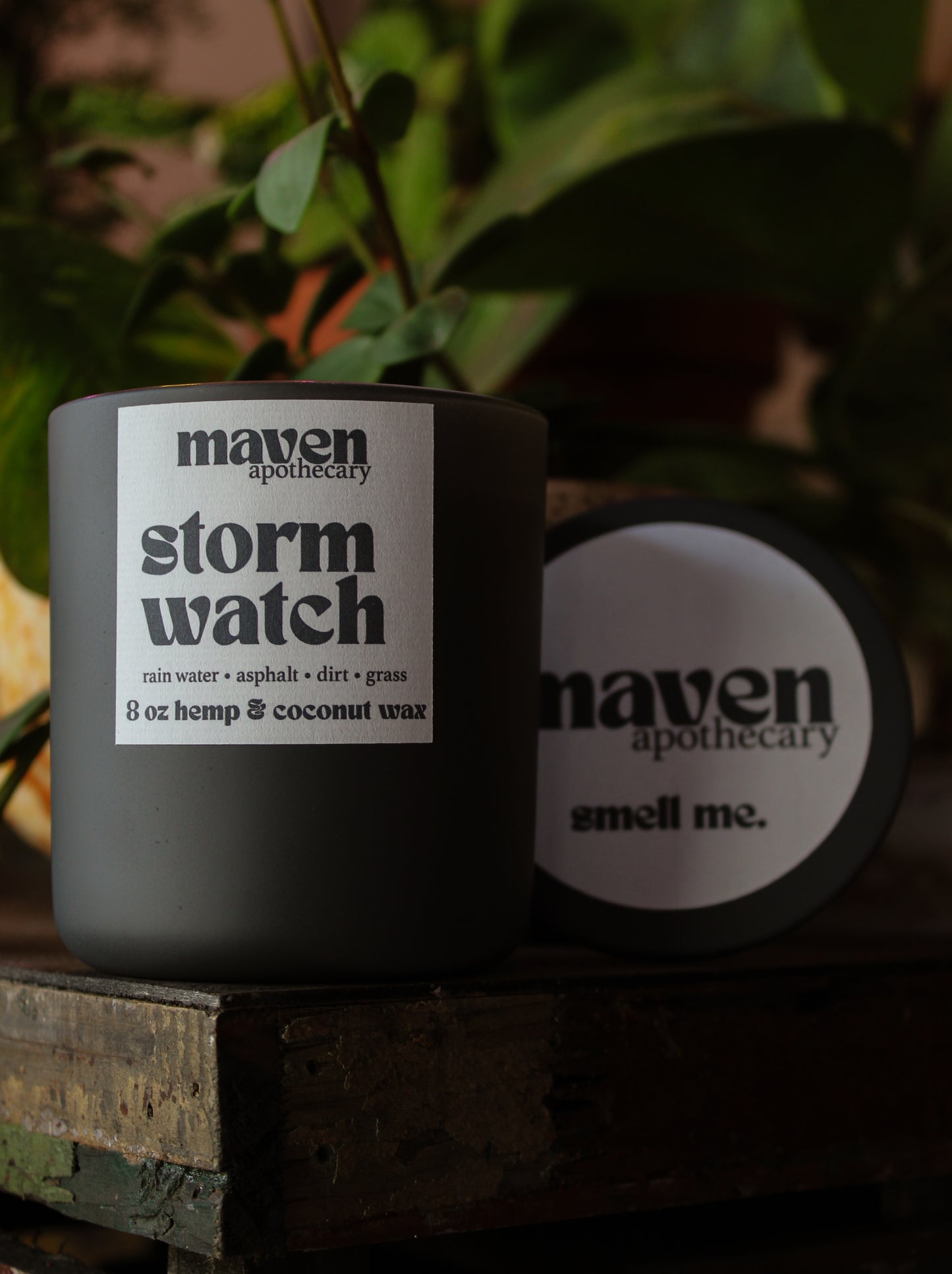 Storm Watch Hemp & Coconut Wax Candle 8oz