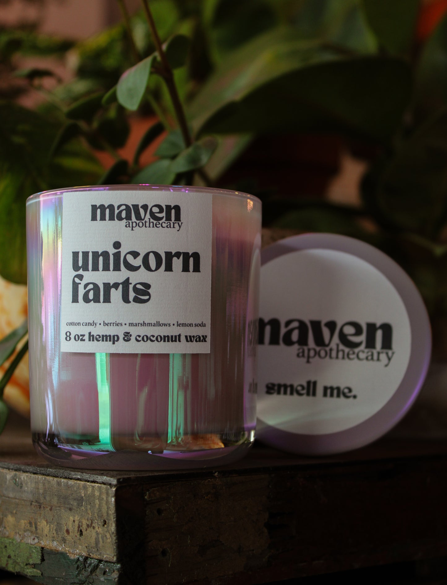 Unicorn Farts Hemp & Coconut Wax Candle 8oz