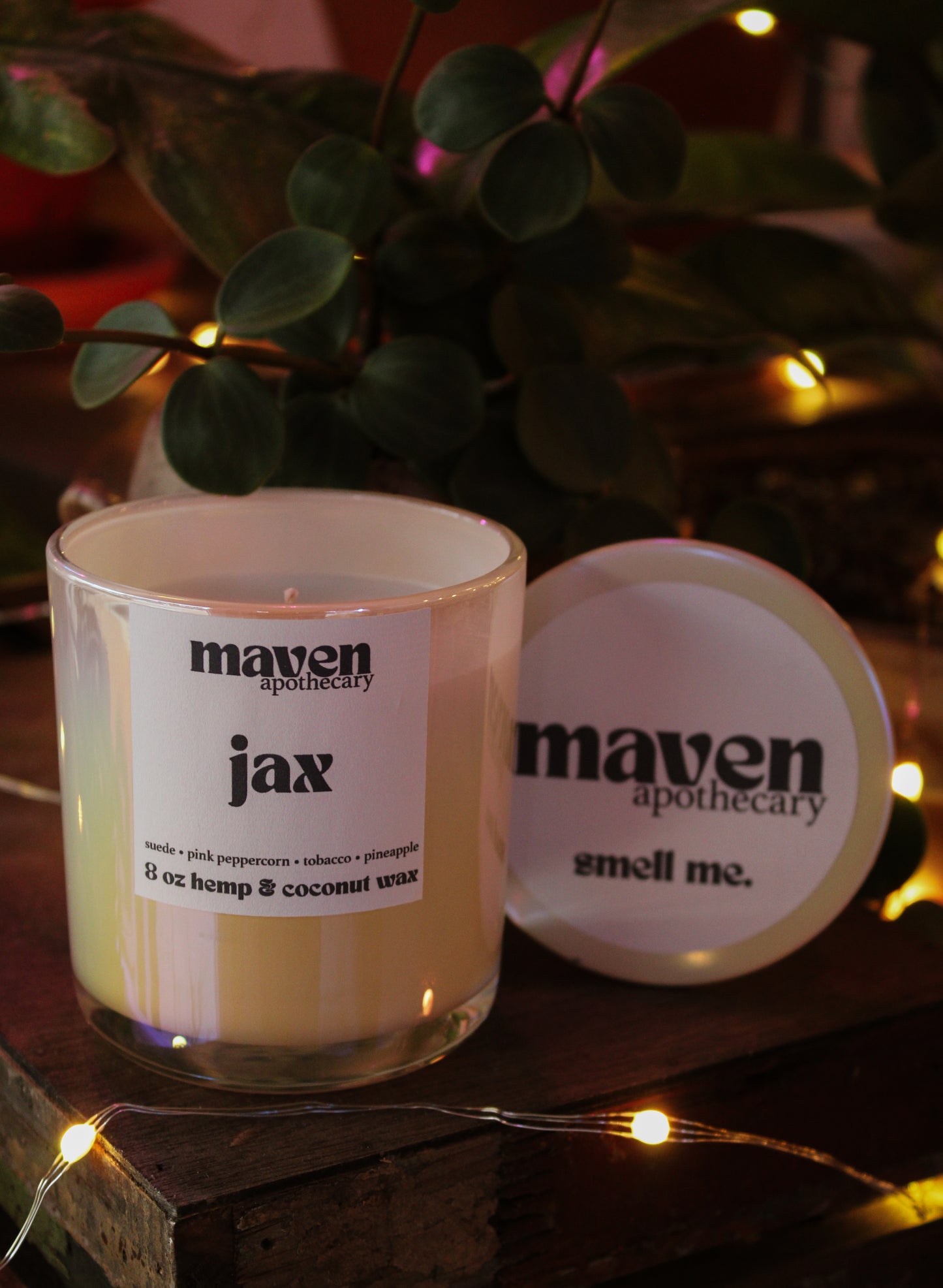 Jax Hemp & Coconut Wax Candle 8oz