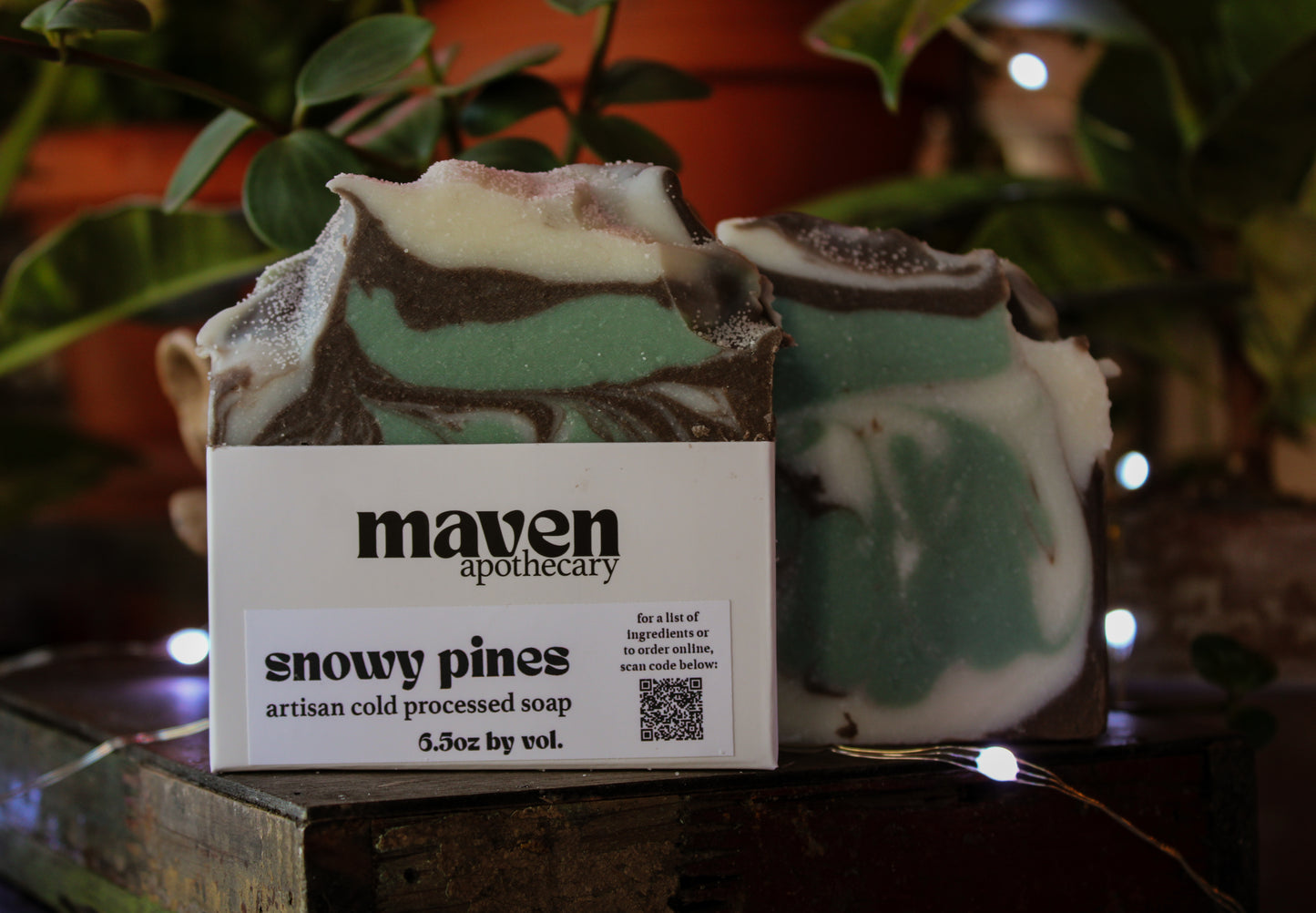 Cold Process Soap Snowy Pines 6.5oz