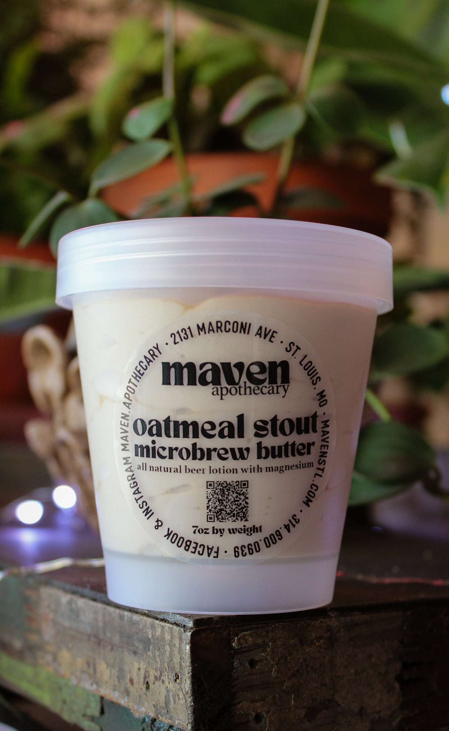 Microbrew Butter Oatmeal Stout Lotion WITH MAGNESIUM 7oz