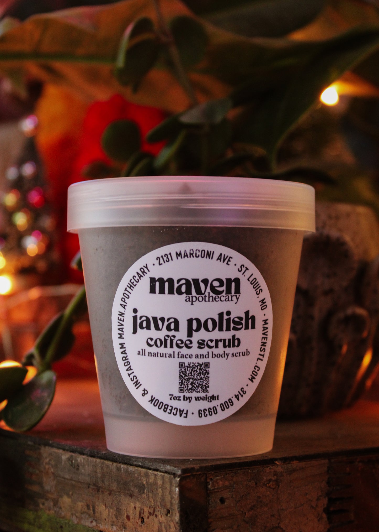 Java Polish Coffee Scrub 7oz