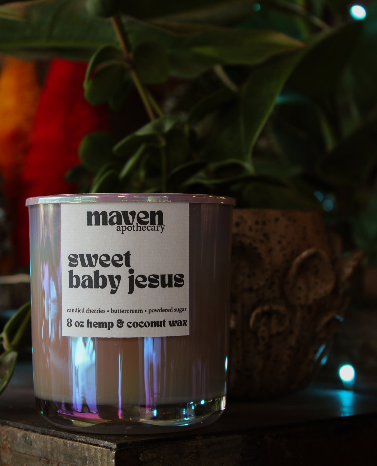 Sweet Baby Jesus Hemp & Coconut Wax Candle 8oz