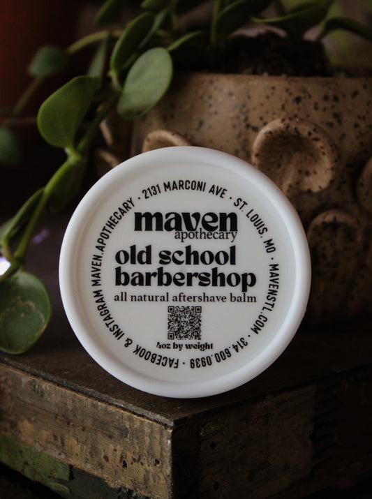 After Shave Balm Old School Barbershop 4oz