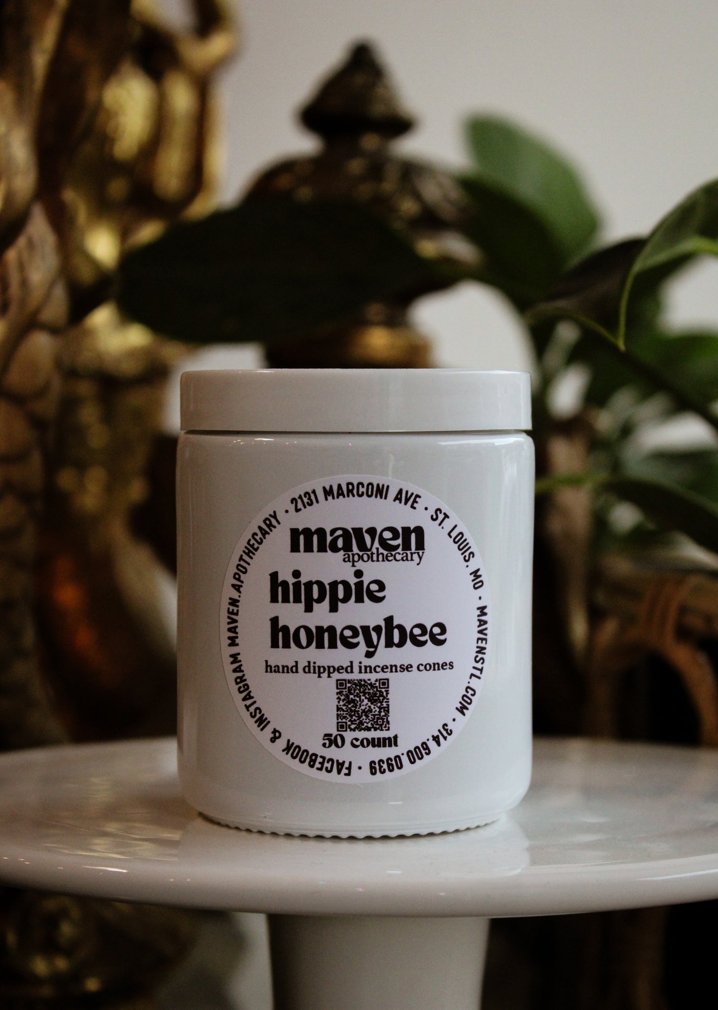 Incense Cones The Hippie Honeybee 50 Count