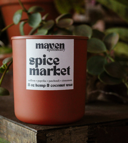 Spice Market Hemp & Coconut Wax Candle 8oz