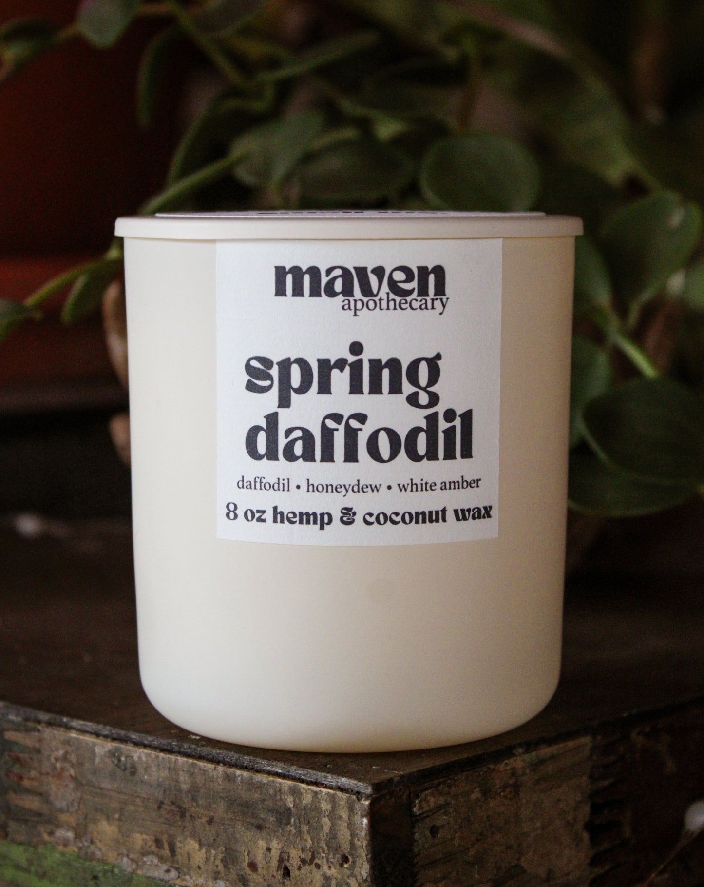 Spring Daffodil Hemp & Coconut Wax Candle 8oz