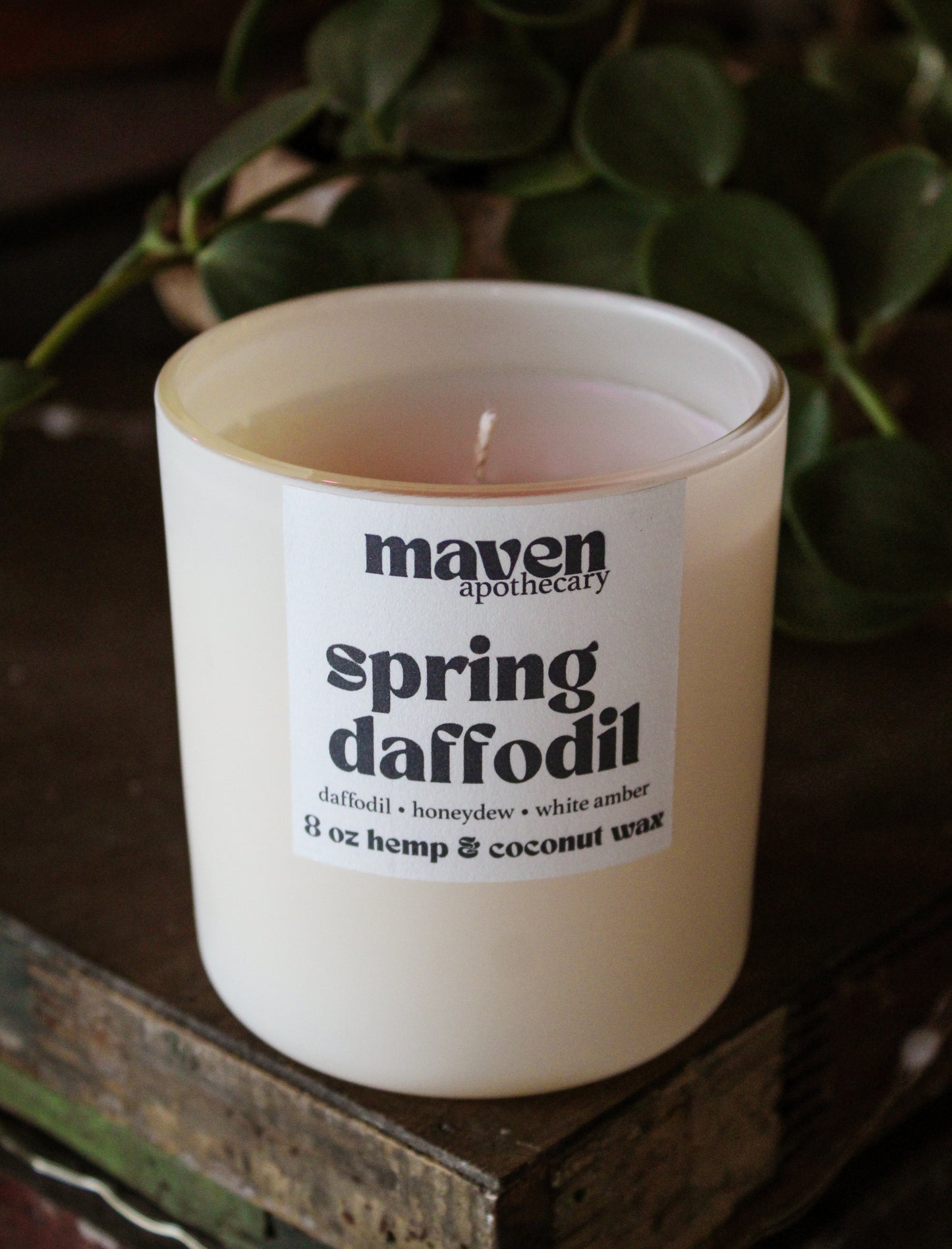 Spring Daffodil Hemp & Coconut Wax Candle 8oz