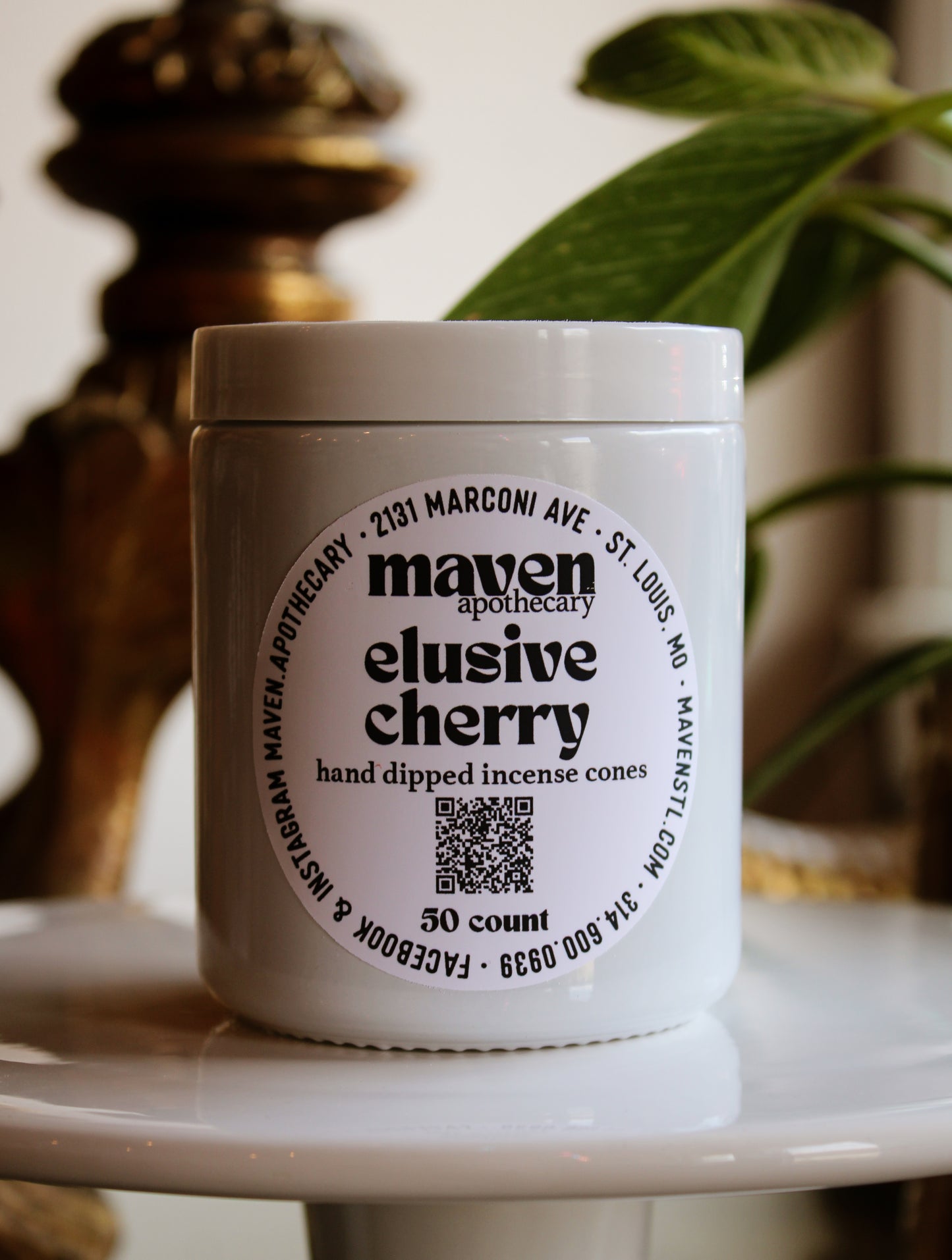 Incense Cones Elusive Cherry 50 Count