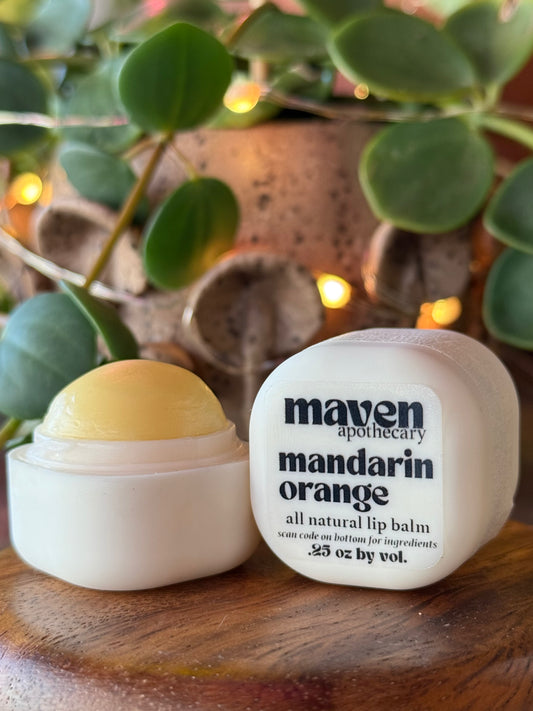 Lip Balm Cube Mandarin Orange .25oz