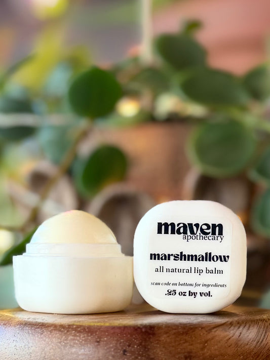 Lip Balm Cube Marshmallow .25oz