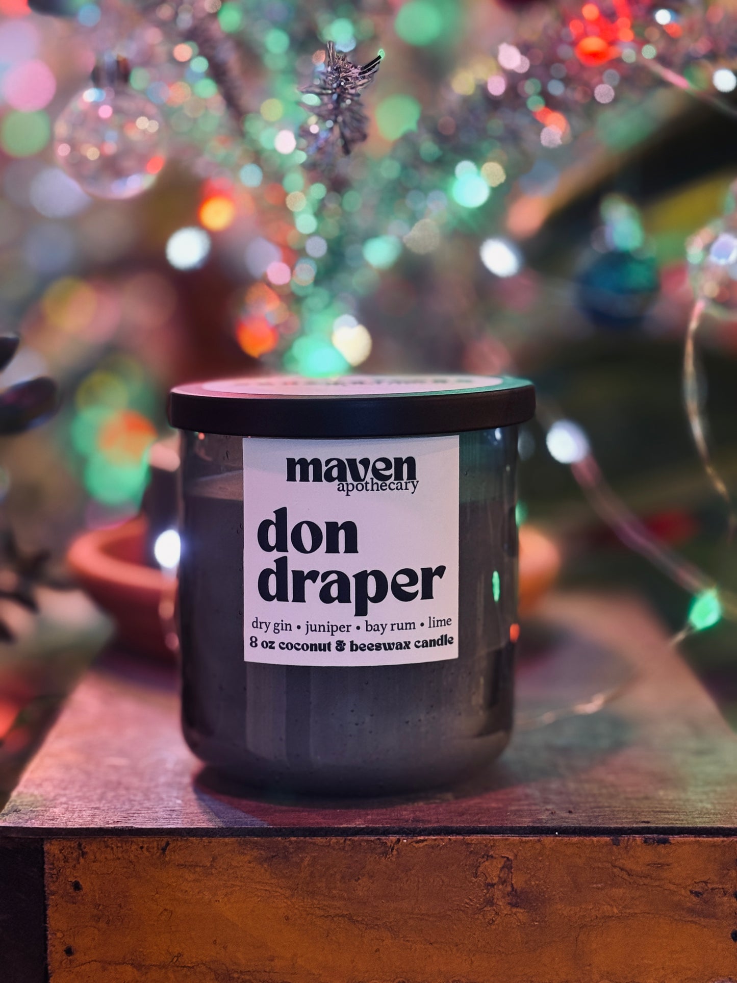 Don Draper Beeswax & Coconut Wax Candle 8oz