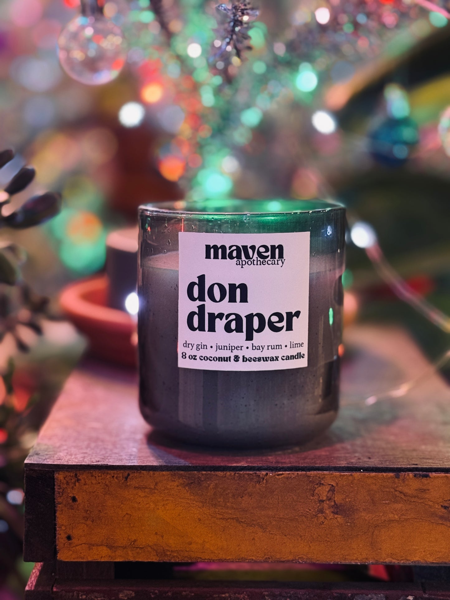 Don Draper Beeswax & Coconut Wax Candle 8oz