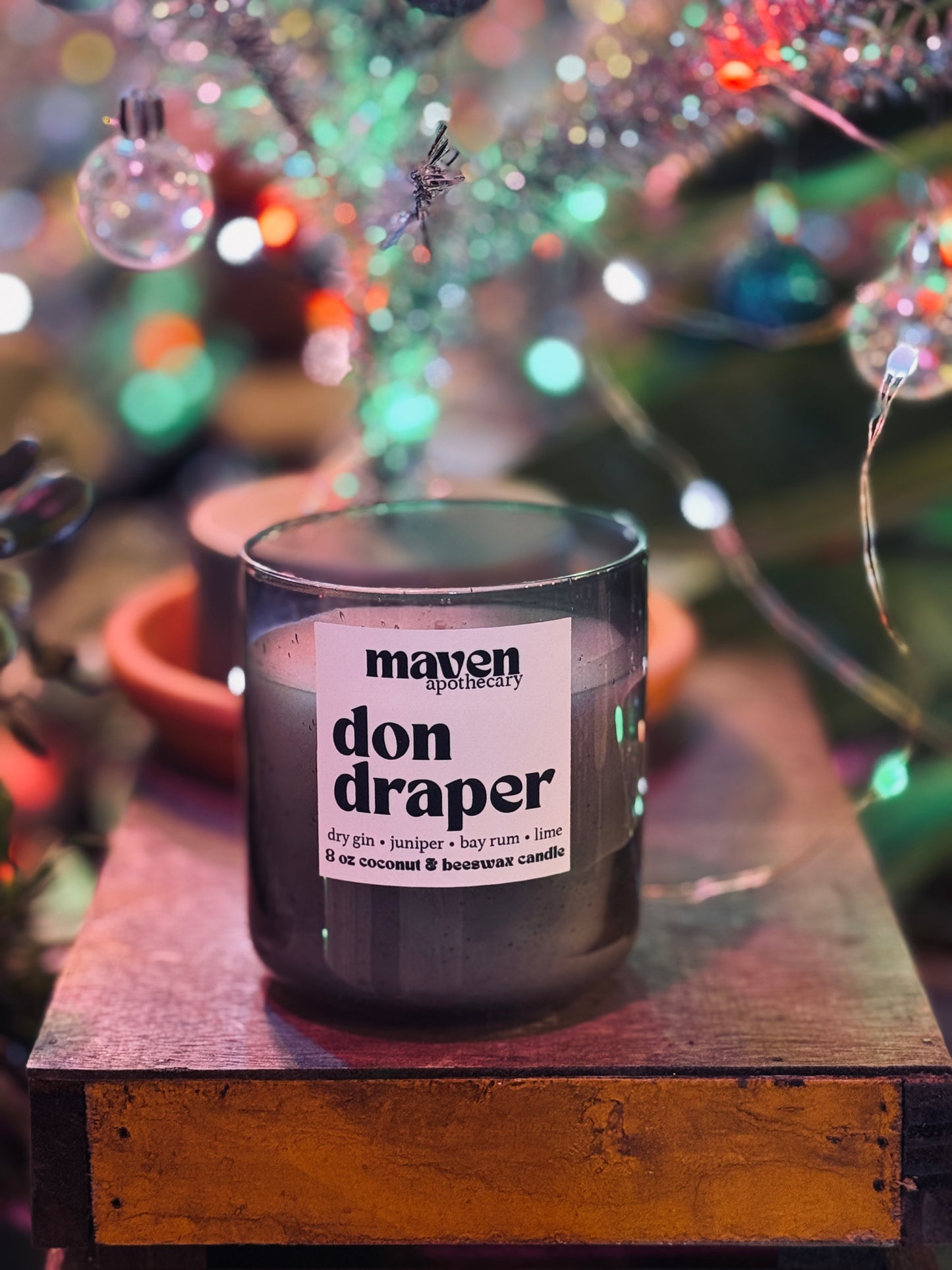 Don Draper Beeswax & Coconut Wax Candle 8oz