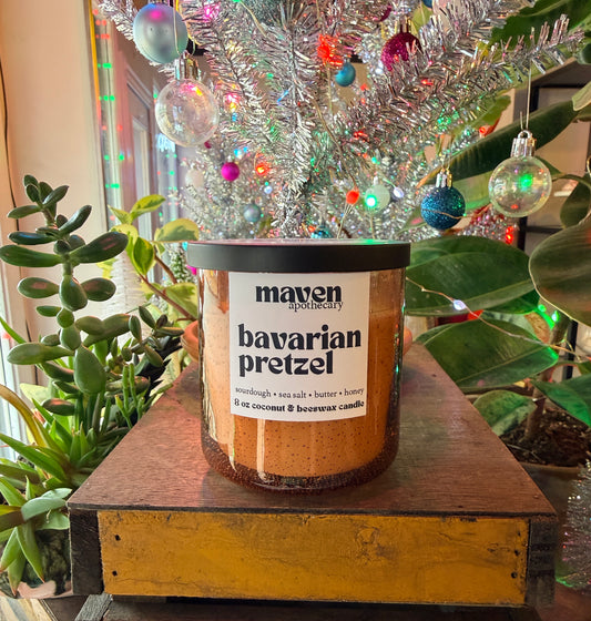 Bavarian Pretzel Beeswax & Coconut Wax Candle 8oz