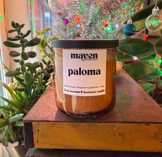 Paloma Beeswax & Coconut Wax Candle 8oz