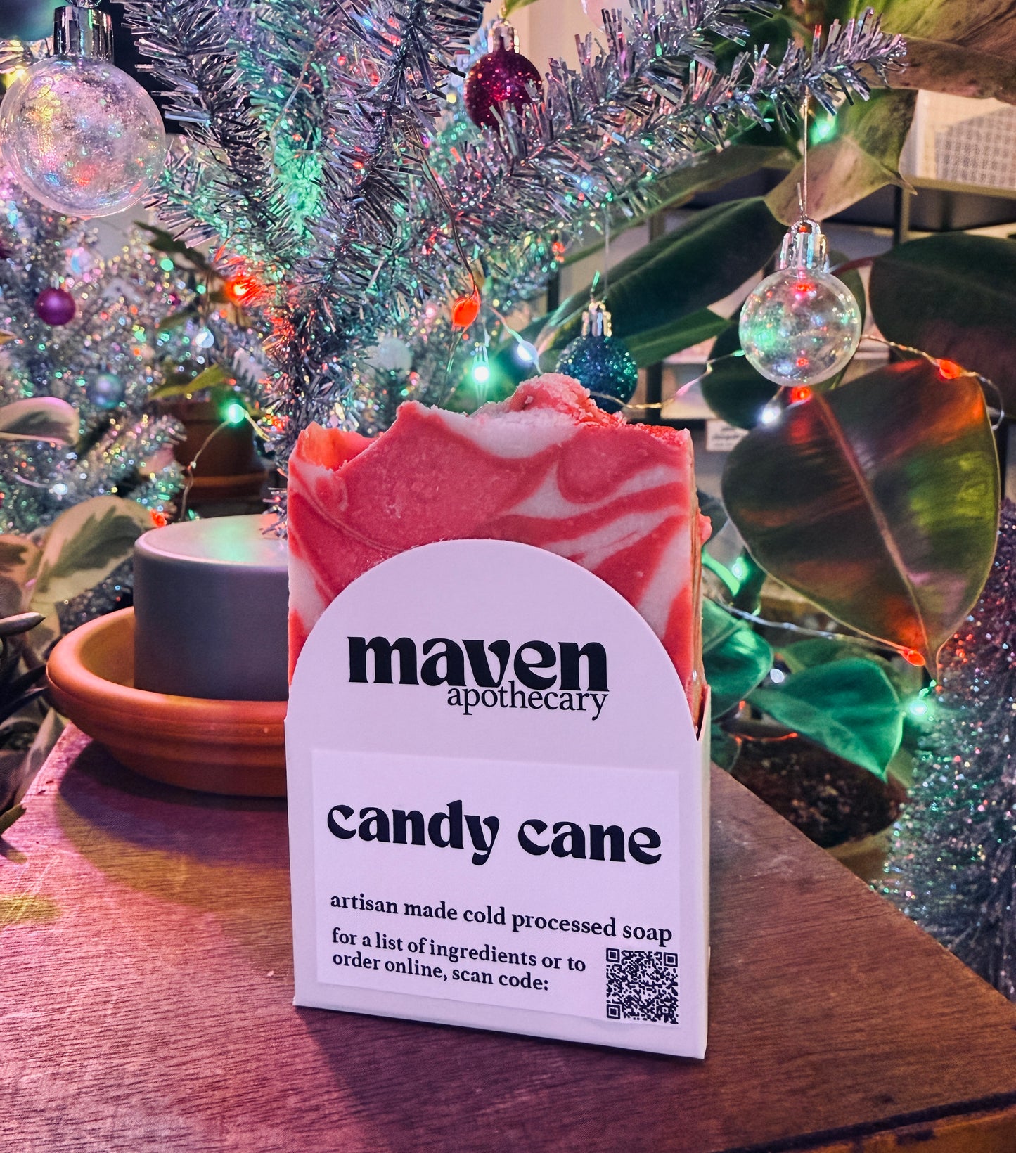 Cold Process Soap Candy Cane 6.5oz