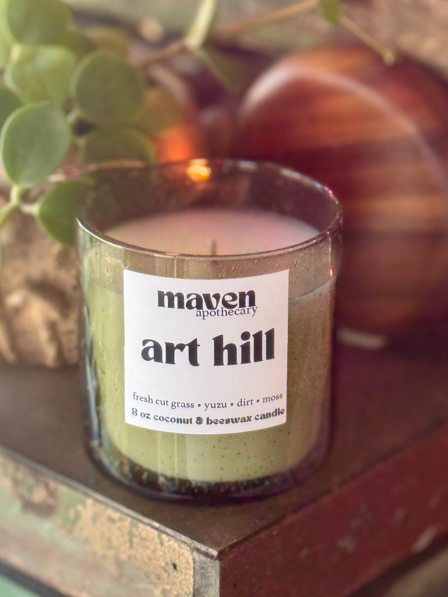 Art Hill Beeswax & Coconut Wax Candle 8oz