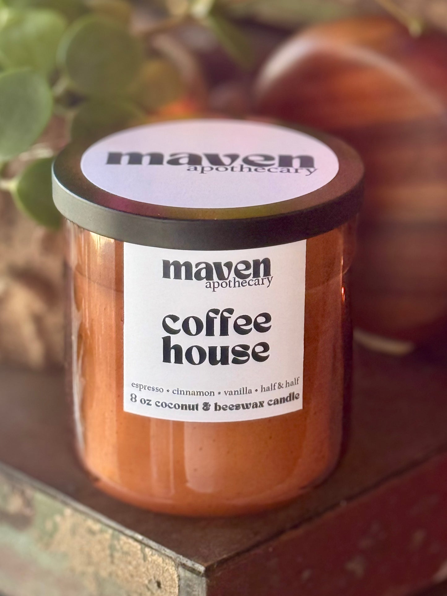 Coffee House Beeswax & Coconut Wax Candle 8oz