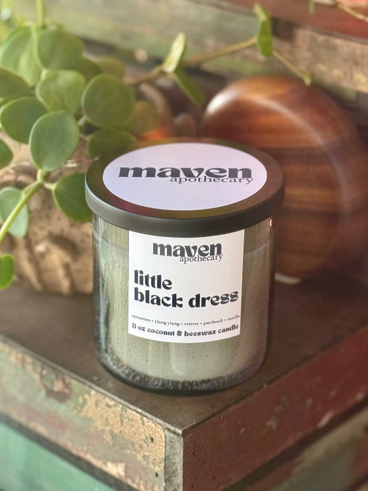 Little Black Dress Beeswax & Coconut Wax Candle 8oz