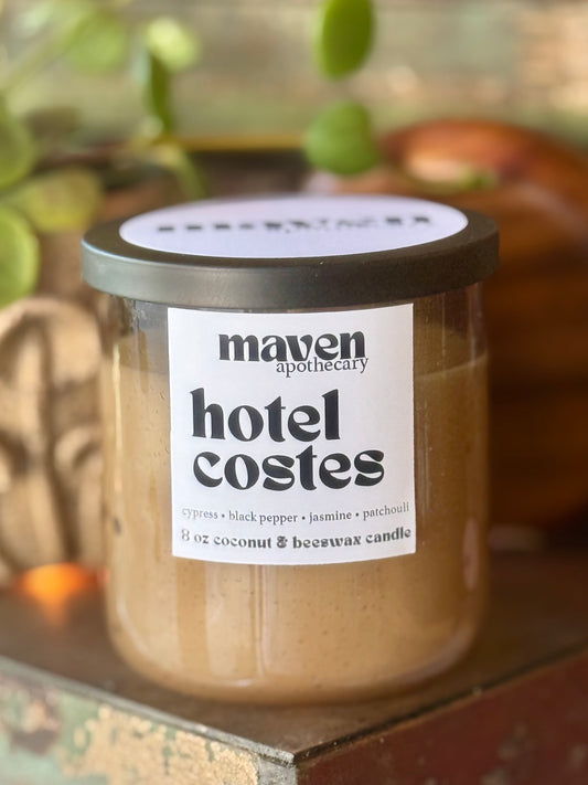 Hotel Costes Beeswax & Coconut Wax Candle 8oz