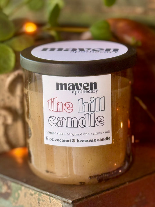 The Hill Beeswax & Coconut Wax Candle 8oz