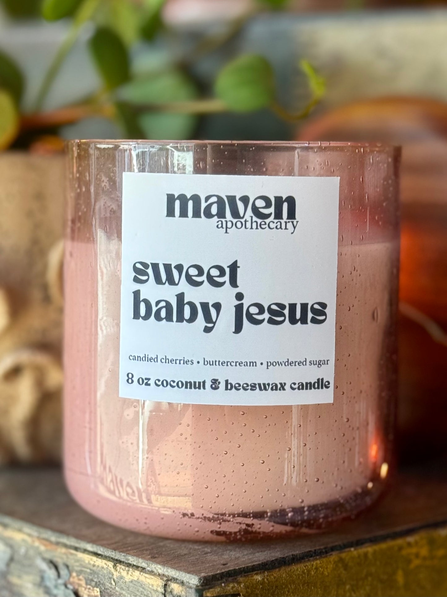 Sweet Baby Jesus Beeswax & Coconut Wax Candle 8oz