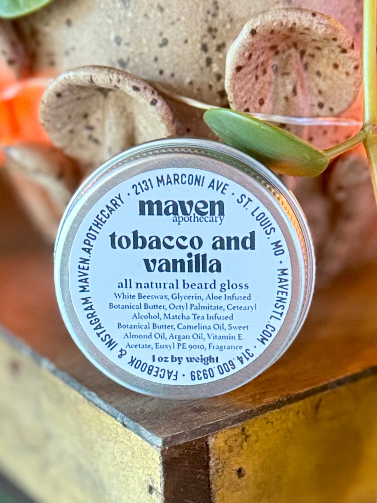 Beard Gloss Tobacco & Vanilla 1oz