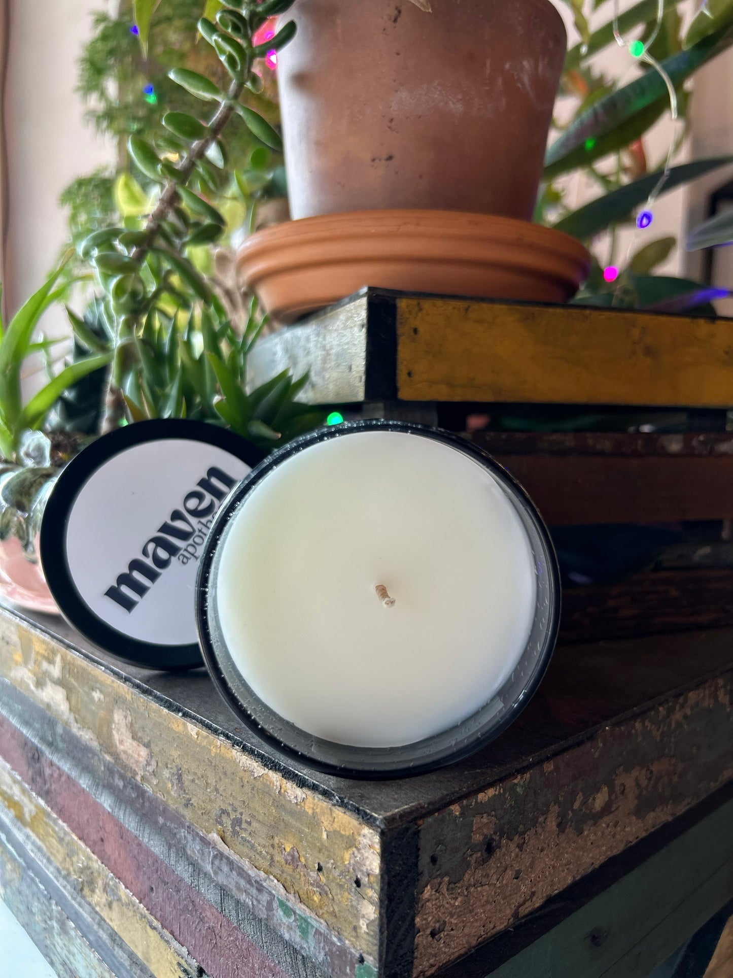 Black Pumpkin Beeswax & Coconut Wax Candle 8oz