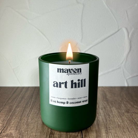 Art Hill Hemp & Coconut Wax Candle 8oz