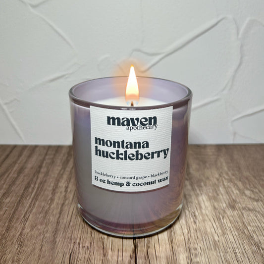 Montana Huckleberry Hemp & Coconut Wax Candle 8oz